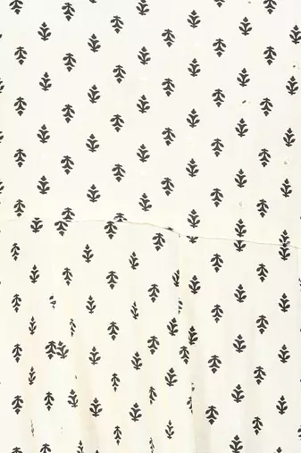 beige ethnic motifs pure cotton fancy kurta with dupatta set