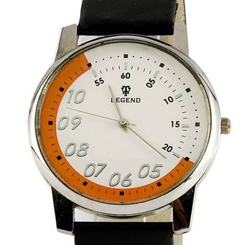 Men Pure Leather Strap White Dial Wrist Watch Deepawali Special Gift 105 2