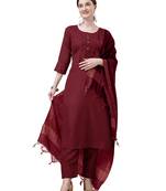 WILNERCROWN Designer Trending ethnic set kurta, pant and dupatta set for women for casual and festive wear