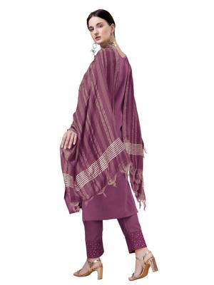WILNERCROWN Designer Trending ethnic set kurta, pant and dupatta set for women for casual and festive wear 2