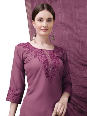 WILNERCROWN Designer Trending ethnic set kurta, pant and dupatta set for women for casual and festive wear 4
