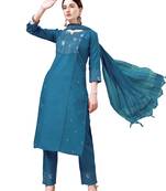 WILNERCROWN Designer Trending ethnic set kurta, pant and dupatta set for women for casual and festive wear