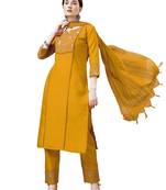 WILNERCROWN Designer Trending ethnic set kurta, pant and dupatta set for women for casual and festive wear