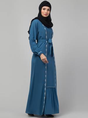 latest shrug women stylish wear abaya 2