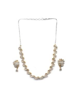 Silver gold plated ad bela necklace set 3