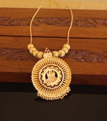 Kerala traditional temple necklace 4