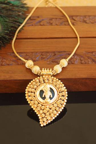 Kerala traditional palakka krishna necklace