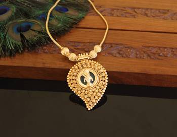 Kerala traditional palakka krishna necklace 2