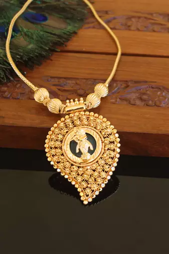 Kerala traditional palakka krishna necklace