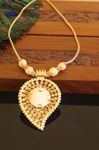 Kerala traditional palakka krishna necklace