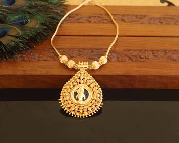 Kerala traditional palakka krishna necklace 1