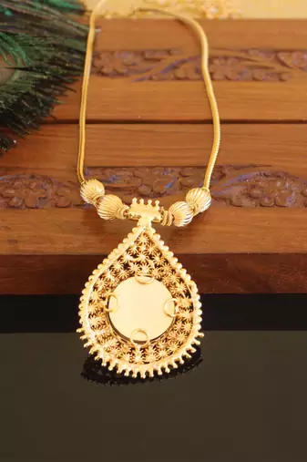 Kerala traditional palakka temple necklace