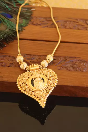 Kerala traditional palakka temple necklace