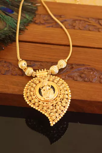 Kerala traditional palakka temple necklace