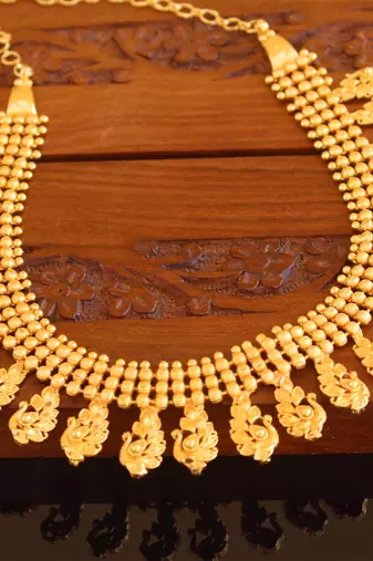 Kerala style temple necklace