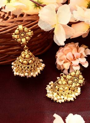 Gold Plated Long Earrings 1