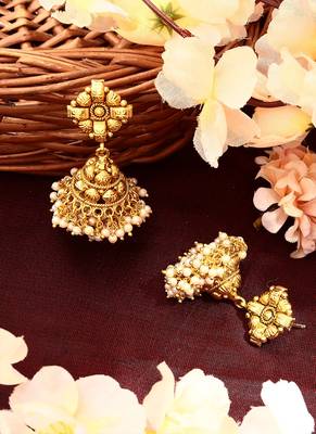 Gold Plated Long Earrings 2