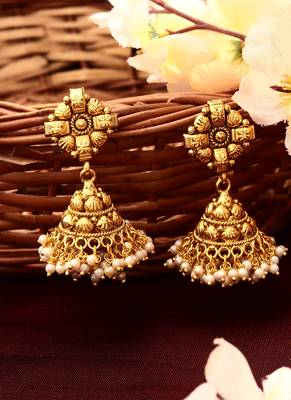 Gold Plated Long Earrings 3