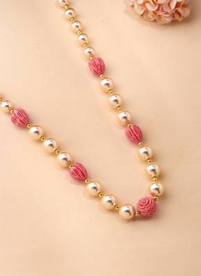 Pink Rose Gold Necklace 1