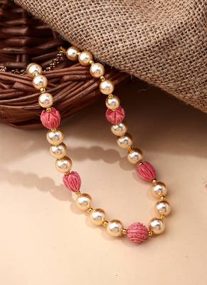 Pink Rose Gold Necklace 3