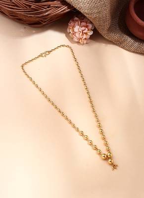 Gold Plated Beads Necklace 2