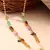 Multicolour Kundan Necklace With Green And Pink Stone