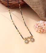 Elegant Gold-Plated CZ Mangalsutra