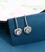 White Gold American Diamond Studs