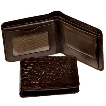 Gents Supreme Quality Pure Leather Brown Wallet Deepawali Special Gift 111 2
