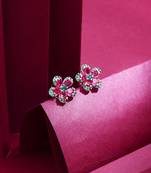 Multicolour Floral Earrings