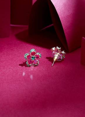 Multicolour Floral Earrings 3