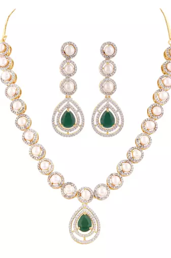 Natural fresh water pearls set from hyderabad