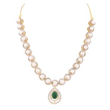 Natural fresh water pearls set from hyderabad 3