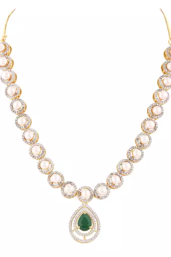 Natural fresh water pearls set from hyderabad