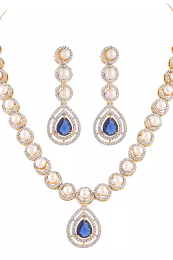 Natural fresh water pearls set from hyderabad