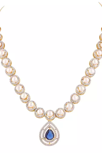 Natural fresh water pearls set from hyderabad