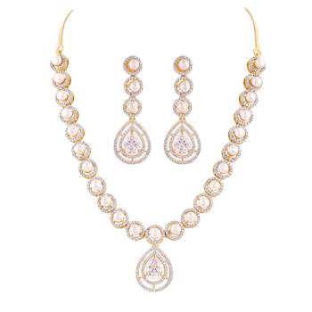 Natural fresh water pearls set from hyderabad 2