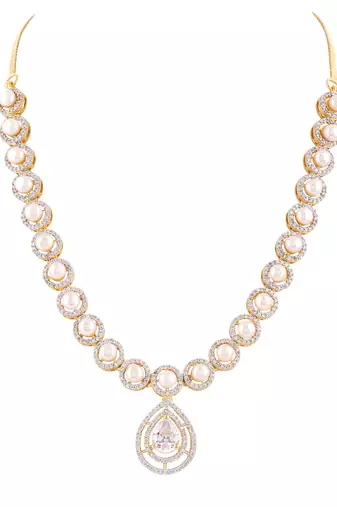 Natural fresh water pearls set from hyderabad
