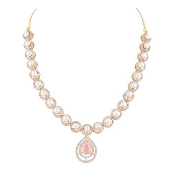 Natural fresh water pearls set from hyderabad 3