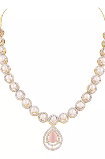Natural fresh water pearls set from hyderabad