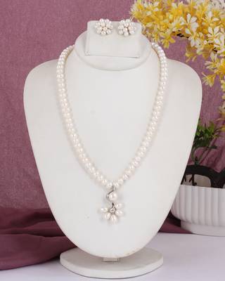Natural fresh water pearls set from hyderabad 1