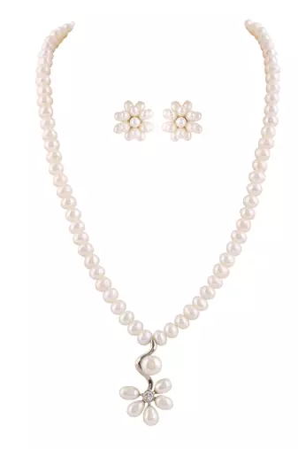 Natural fresh water pearls set from hyderabad