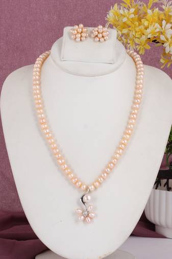 Natural fresh water pearls set from hyderabad
