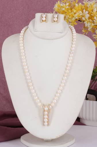 Natural fresh water pearls set from hyderabad
