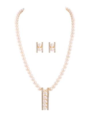 Natural fresh water pearls set from hyderabad 2