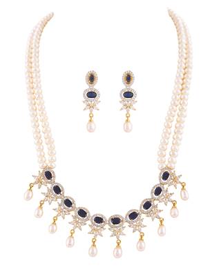 Natural fresh water pearls set from hyderabad 2