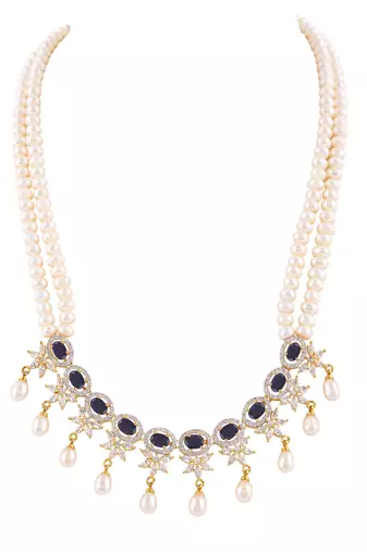 Natural fresh water pearls set from hyderabad