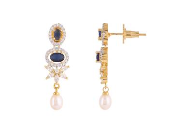 Natural fresh water pearls set from hyderabad 4