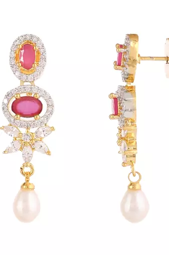 Natural fresh water pearls set from hyderabad