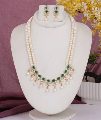 Natural fresh water pearls set from hyderabad 1
